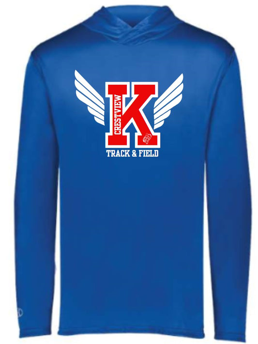 Crestview "K Wings Track" Youth Hooded T-Shirt