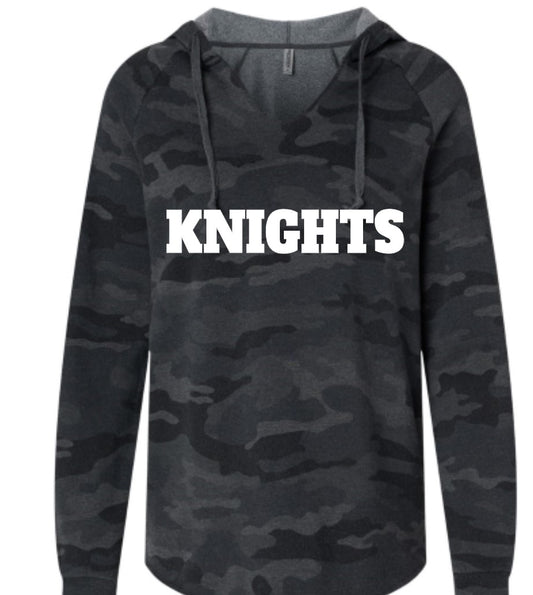 Crestview "KNIGHTS" Women's Butter Hooded Pullover Sweatshirt