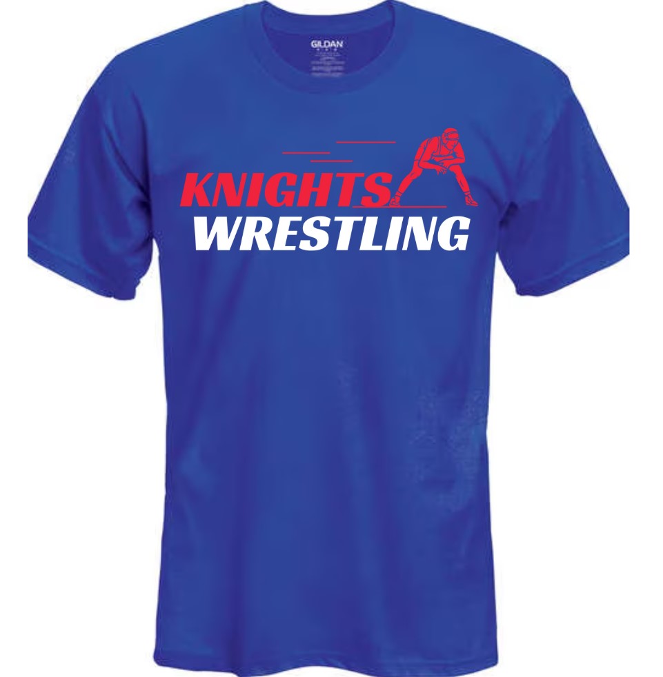 Crestview "Knights Wrestling Quick" Wrestling Tee