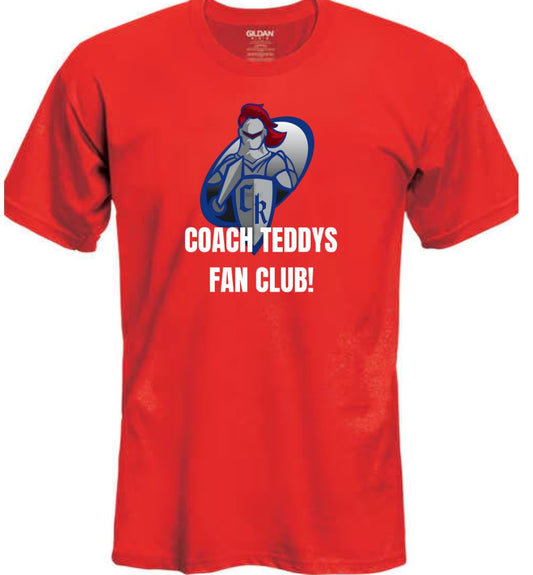 Crestview "Coach Teddy's Fan Club" Wrestling Tee