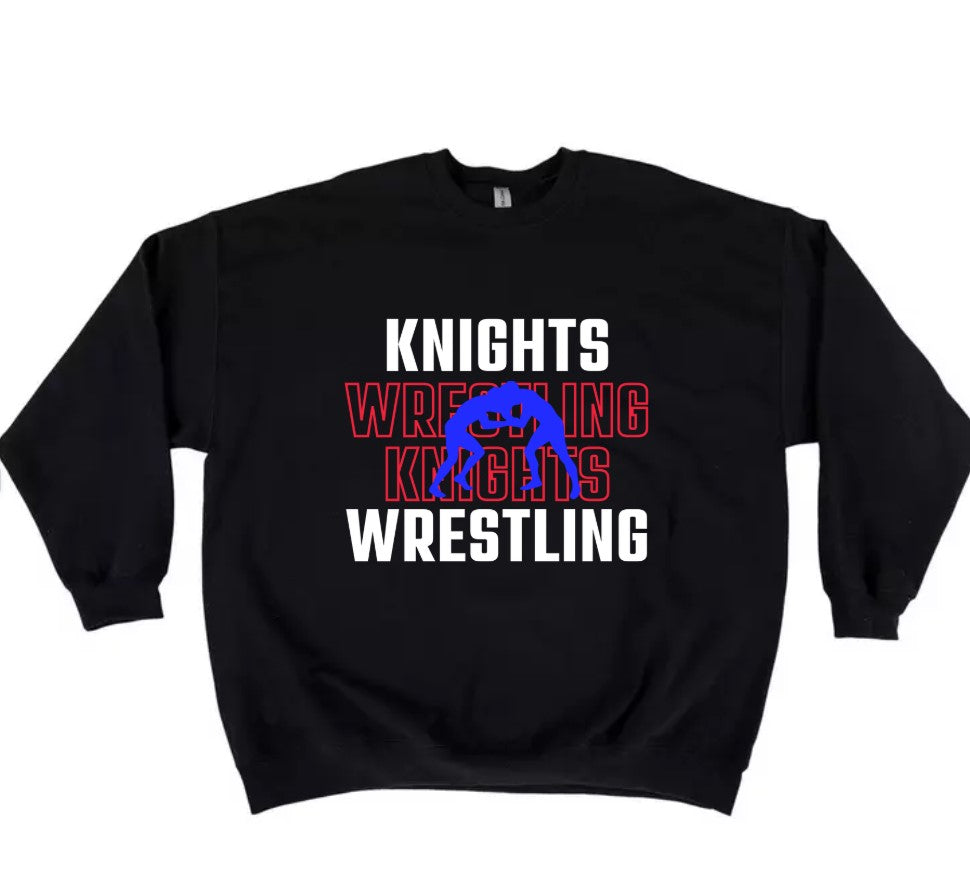 Crestview "Knights Wrestling" Wrestling Crewneck