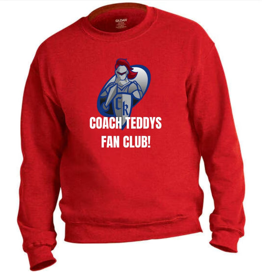 Crestview "Coach Teddy's Fan Club" Wrestling Boscovs Crewneck