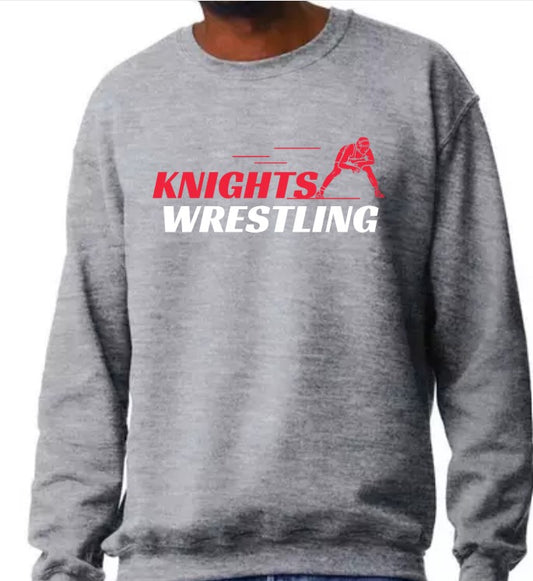 Crestview "Knights Wrestling Quick" Wrestling Crewneck