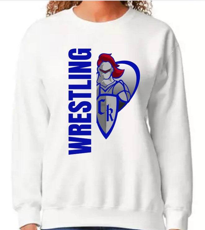 Crestview "Blue" Wrestling  Crewneck