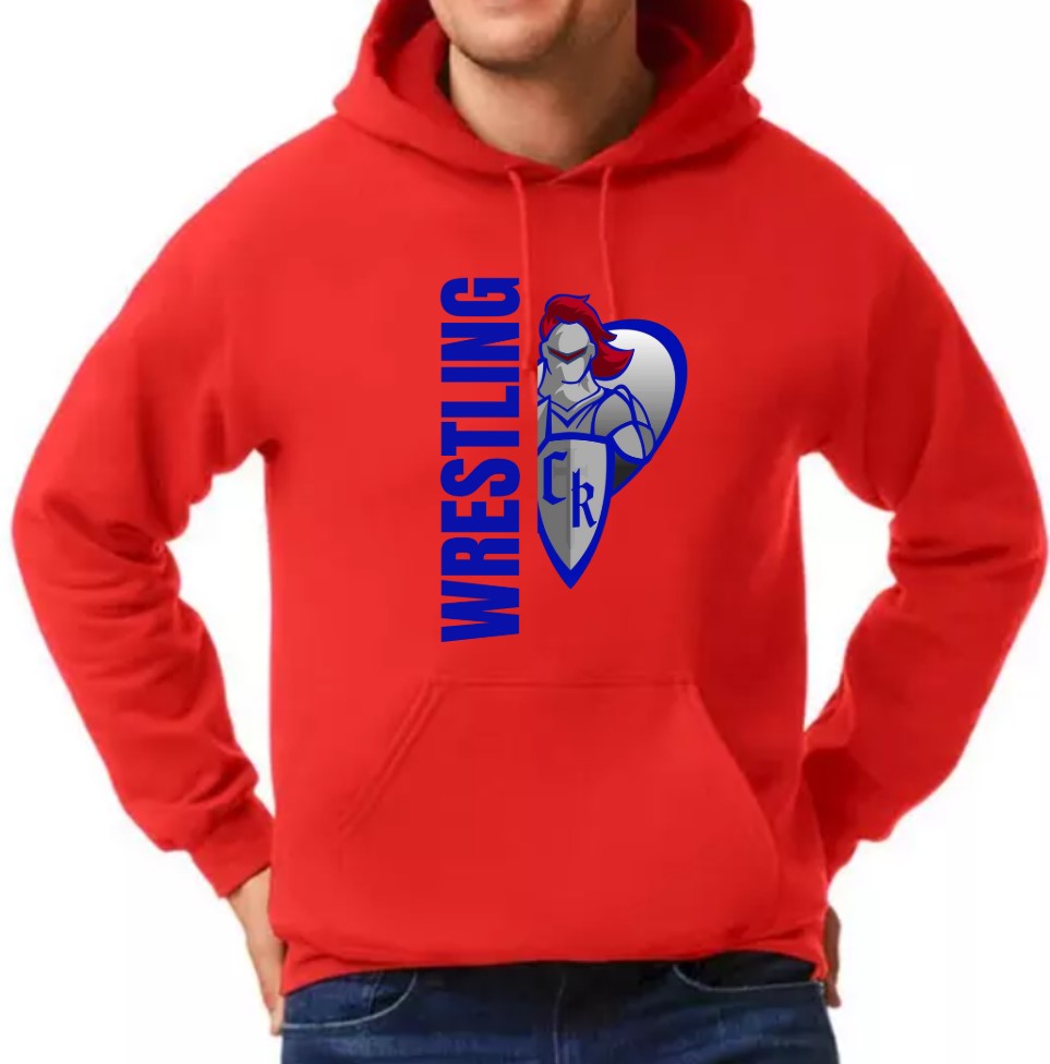 Crestview "Blue" Wrestling Hoodie