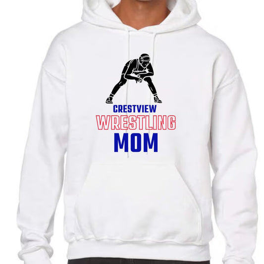 Crestview "Crestview Wrestling Mom" Wrestling Hoodie