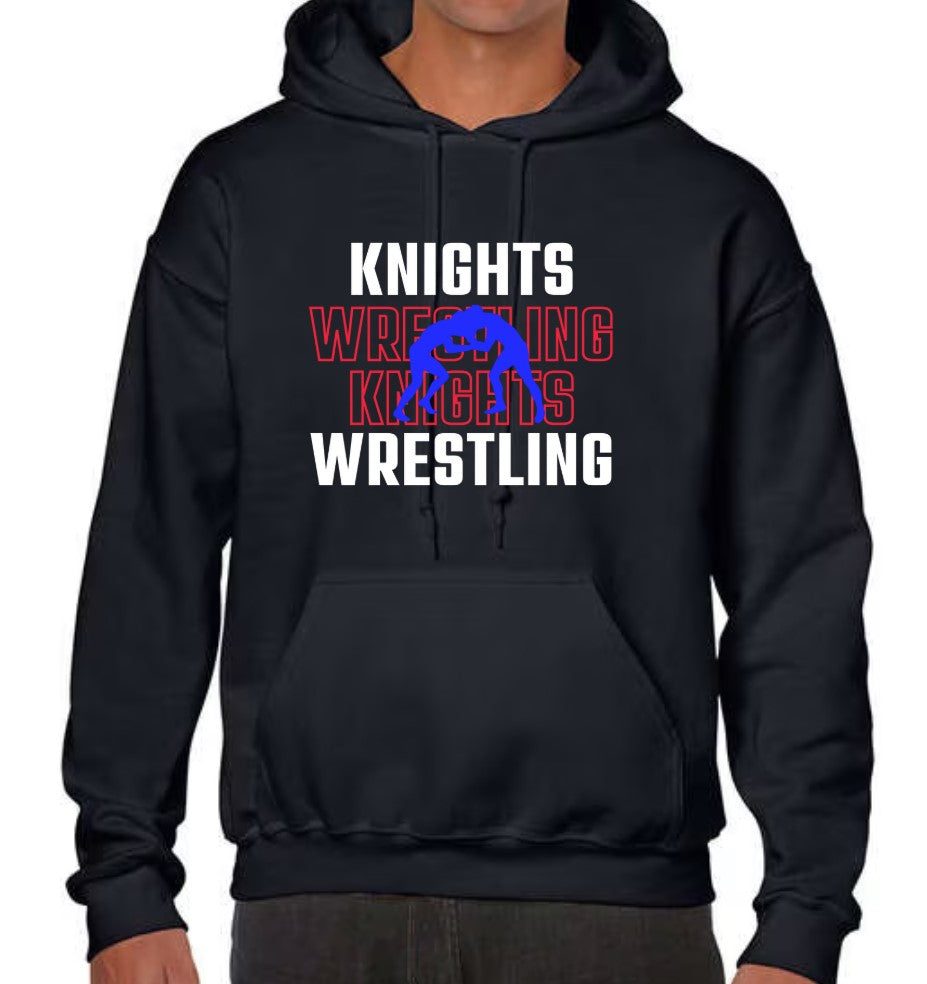 Crestview "Knights Wrestling" Wrestling Hoodie