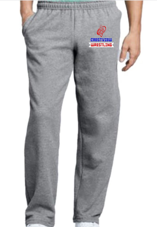 "CRESTVIEW WRESTLING Lines with Banner" Sweatpants