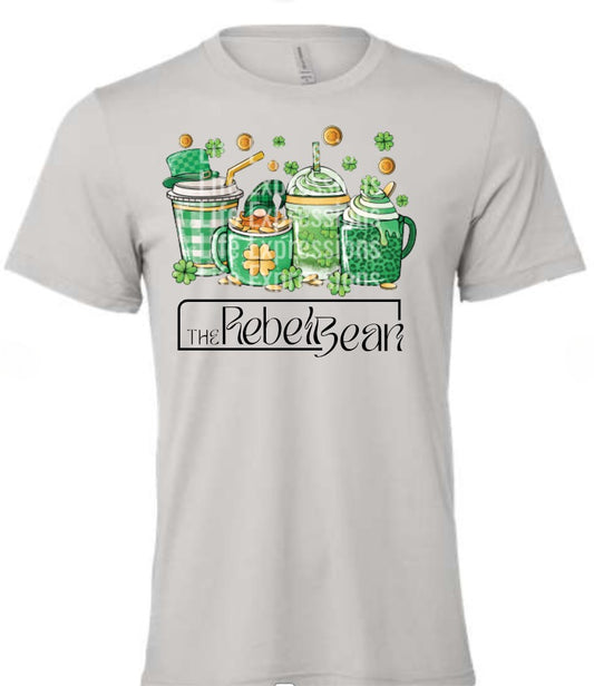 The Rebel Bean  "St. Patty's Coffee" Bella Short Sleeve Tee