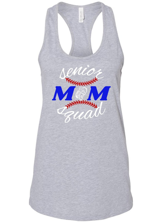 Senior Mom Squad Next Level Racerback Tank