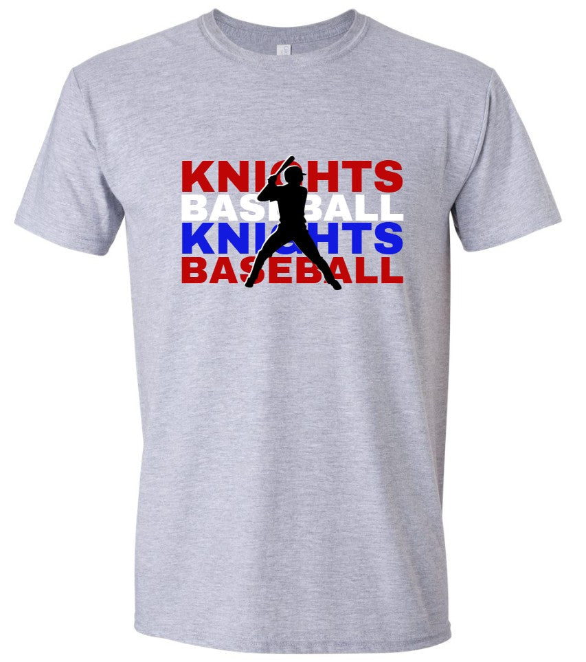 Knights Baseball Softstyle Gildan Tee
