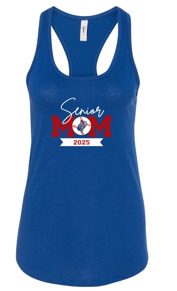 Senior Mom Next Level Racerback Tank