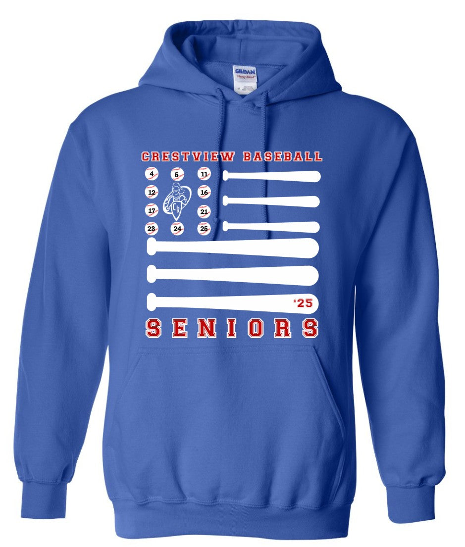 Senior Flag Gildan Heavy Blend Hoodie