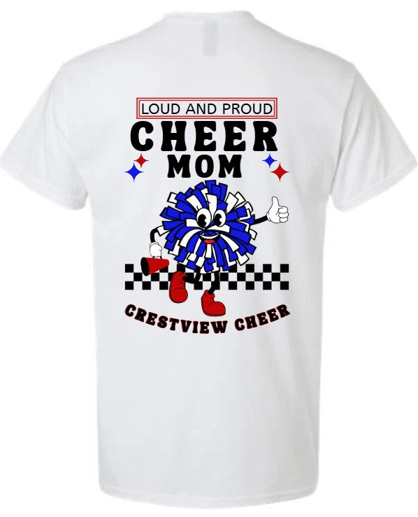 Custom Cheer Mom Tee