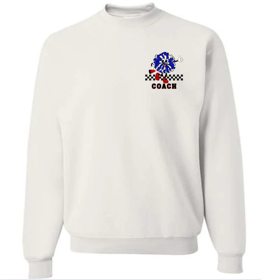 Custom Cheer Coach Crewneck Sweatshirt