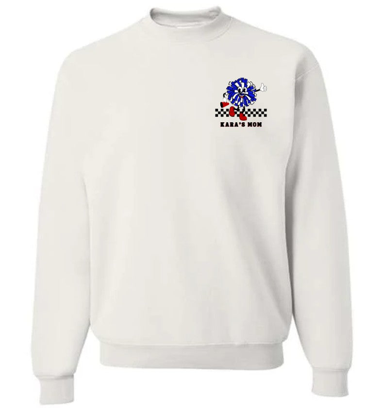 Custom Cheer Mom Crewneck Sweatshirt