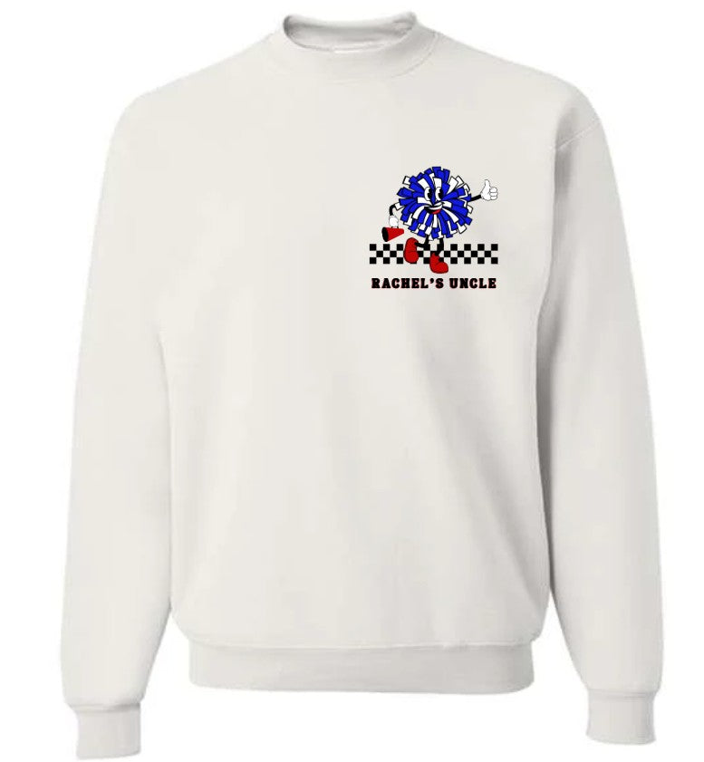 Custom Cheer Uncle Crewneck Sweatshirt