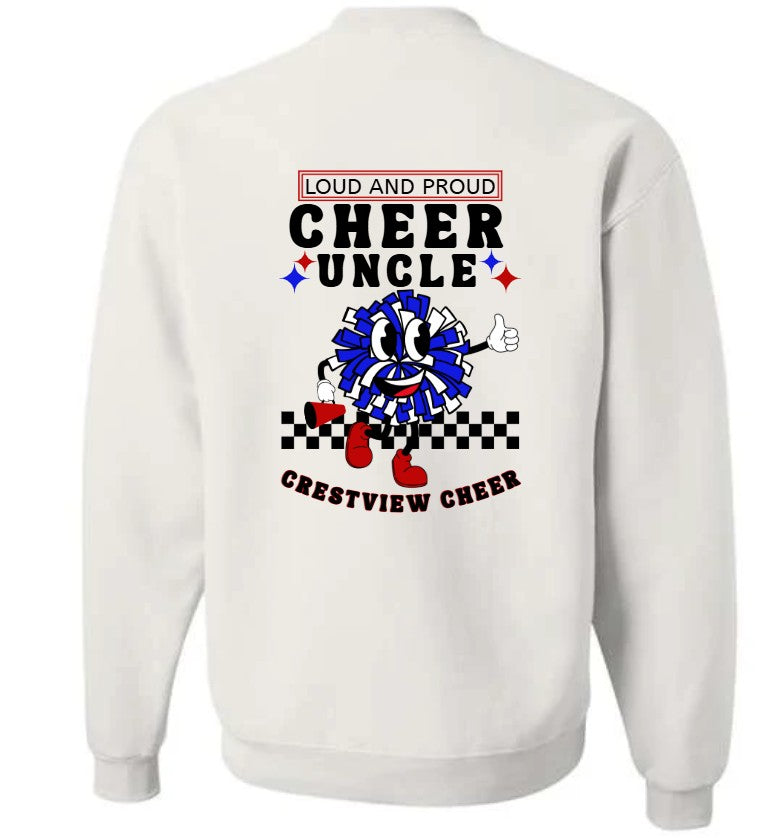 Custom Cheer Uncle Crewneck Sweatshirt
