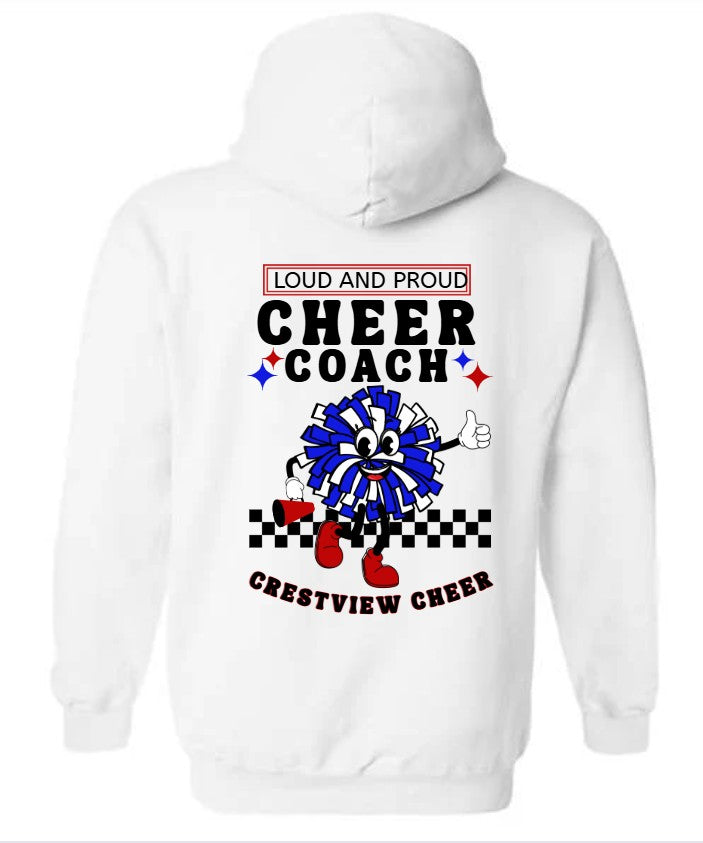 Custom Cheer Coach Hoodie Sweatshirt