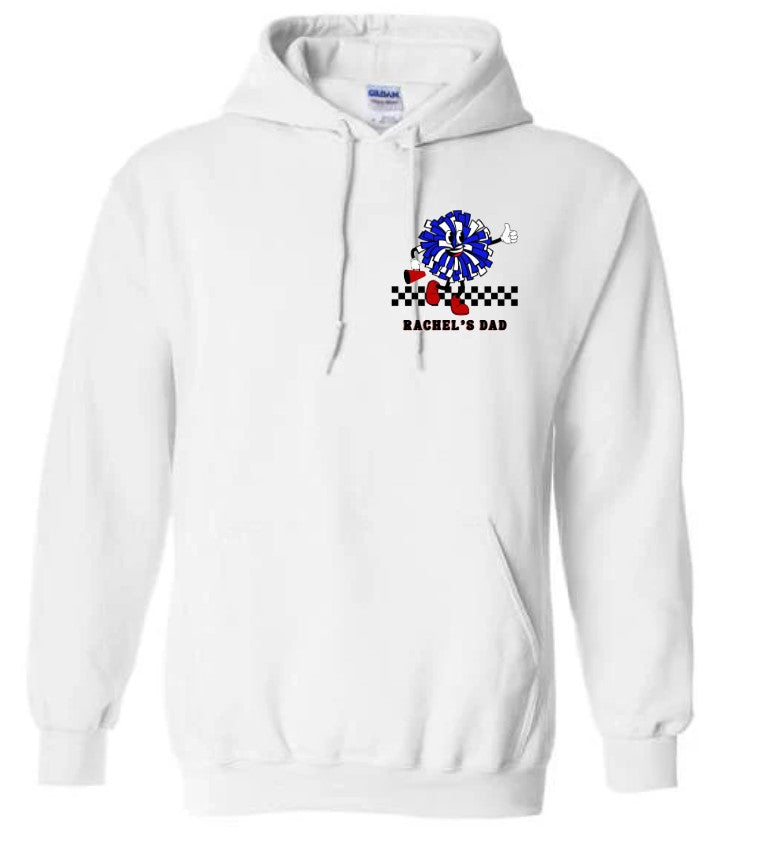 Custom Cheer Dad Hoodie Sweatshirt
