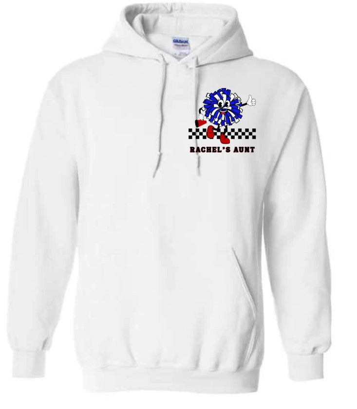 Custom Cheer Aunt Hoodie Sweatshirt