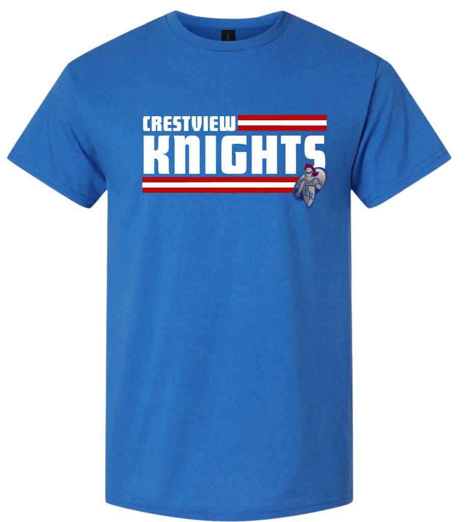 "Crestview Knights Line" Tee Shirt