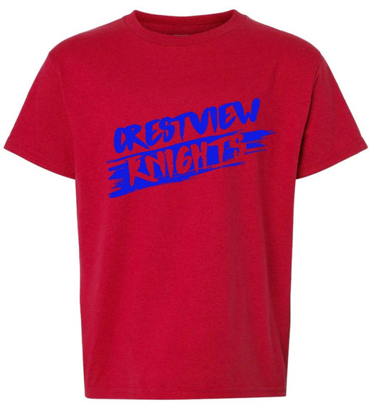 "Crestview Knights Grafitti" Tee Shirt
