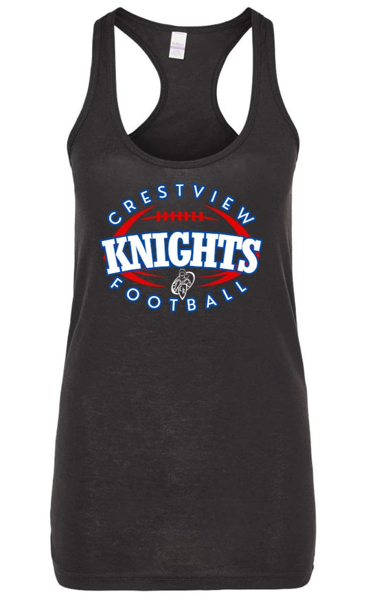 "Knights Football" Women's Racerback Tank
