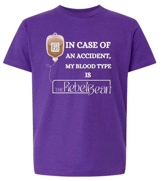 The Rebel Bean  "In Case of Accident" Short Sleeve Tee