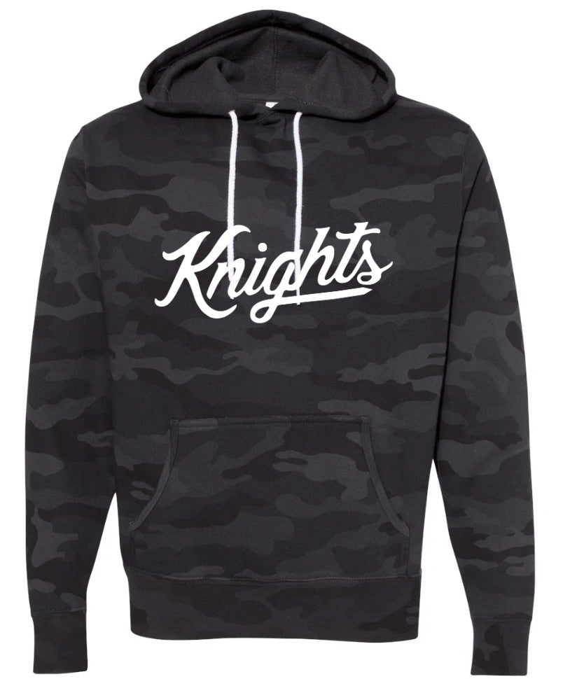 Knights Camo White Helmet Font Hoodie
