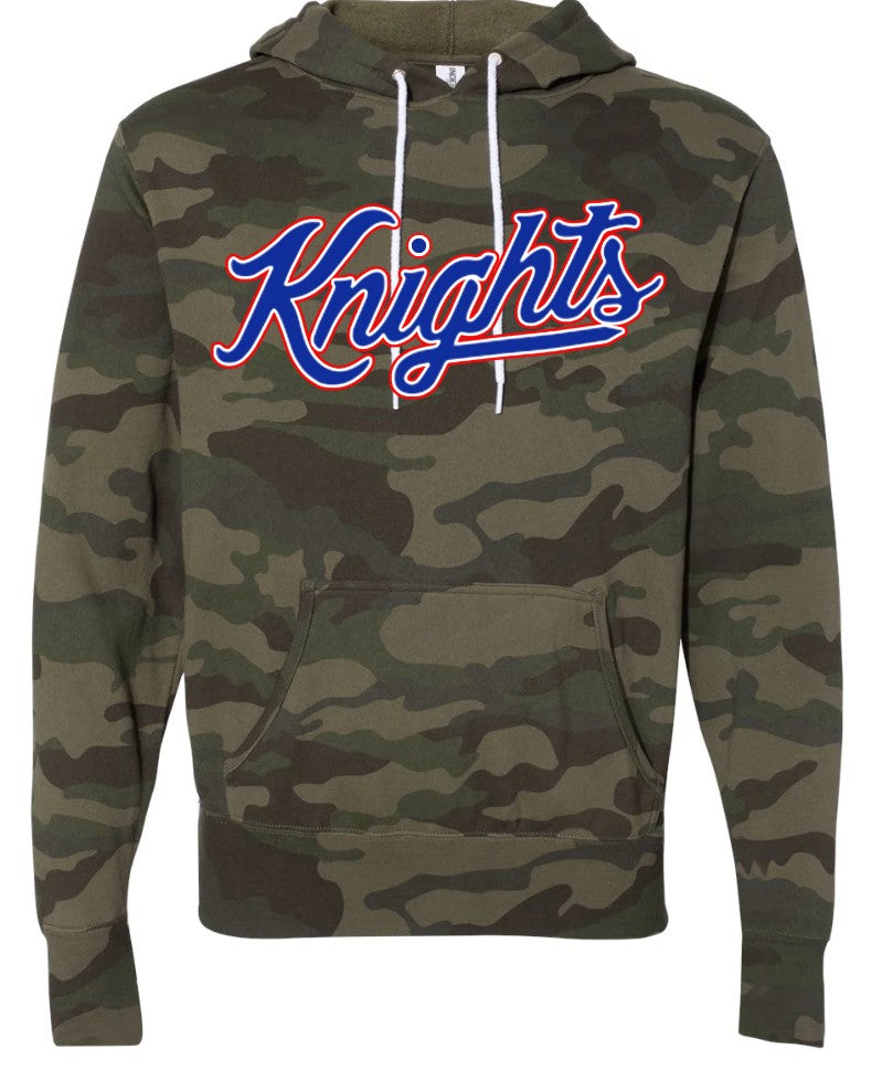 Knights Camo Tri-Color Helmet Font Hoodie