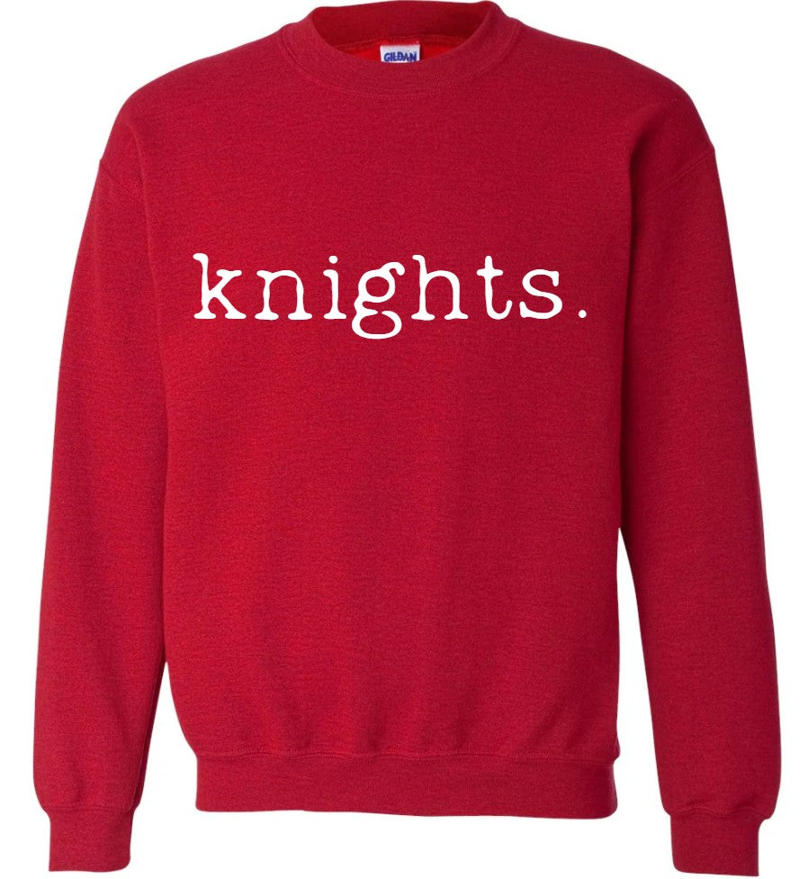 "Knights Typewriter" Crewneck Sweatshirt