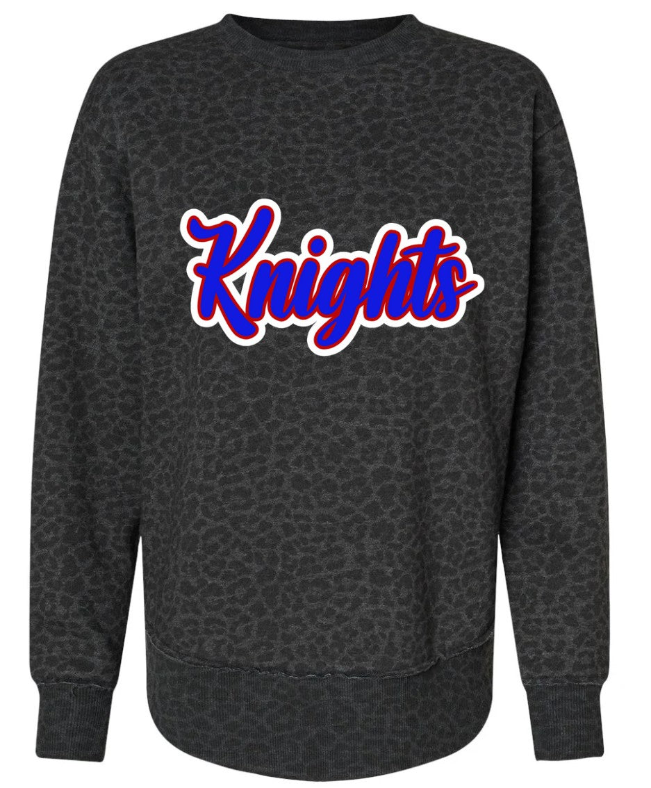 "Knights Leopard" Crew Neck Sweatshirt