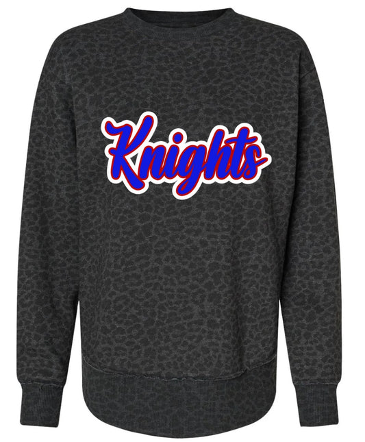 "Knights Leopard" Crew Neck Sweatshirt