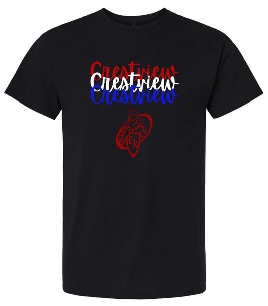 "Triple Crestview Knight" Tee Shirt