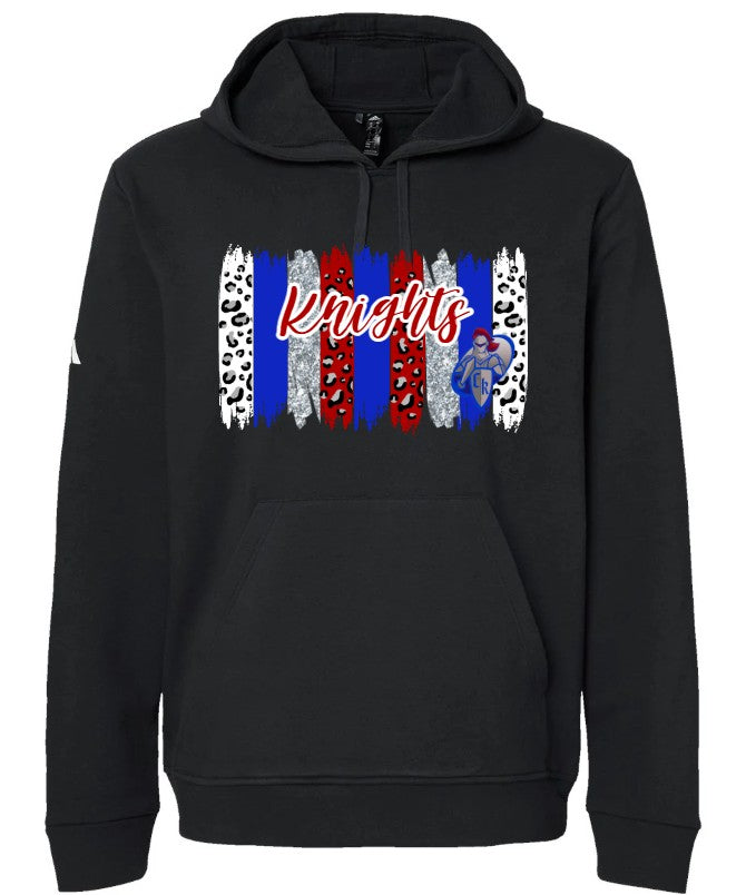 "Knights Leopard Glitter Paint" Adidas Hoodie