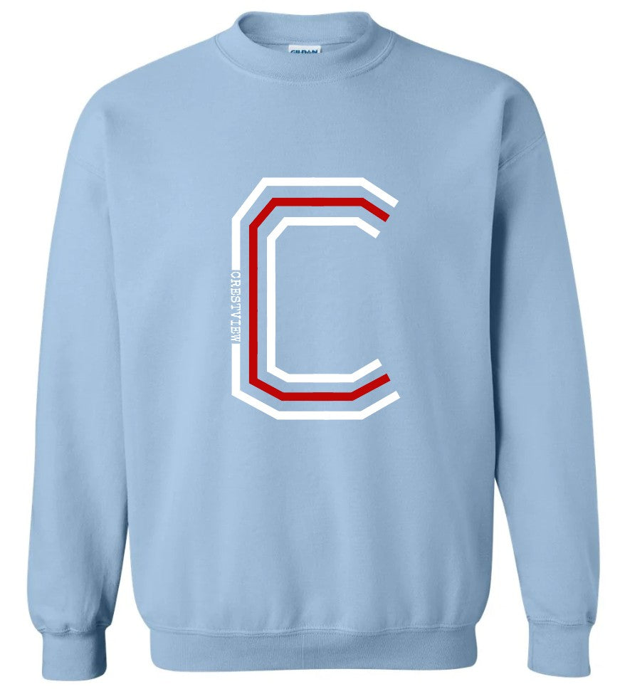 "Crestview C" Crewneck Sweatshirt