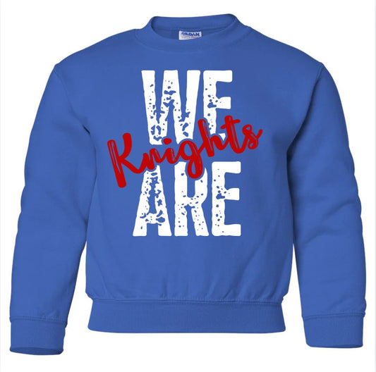 "WE ARE" Knights Youth Crewneck Sweatshirt