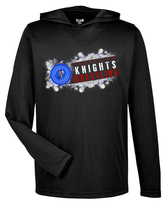 Wrestling Smoke Hooded Tee