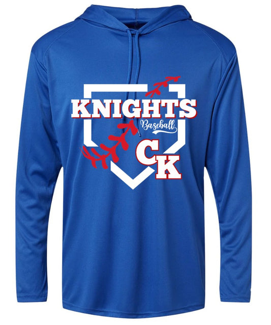 Crestview "Knights Baseball Plate CK" Hooded Tee