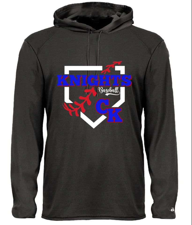 Crestview "Knights Baseball Plate CK" Hooded Tee