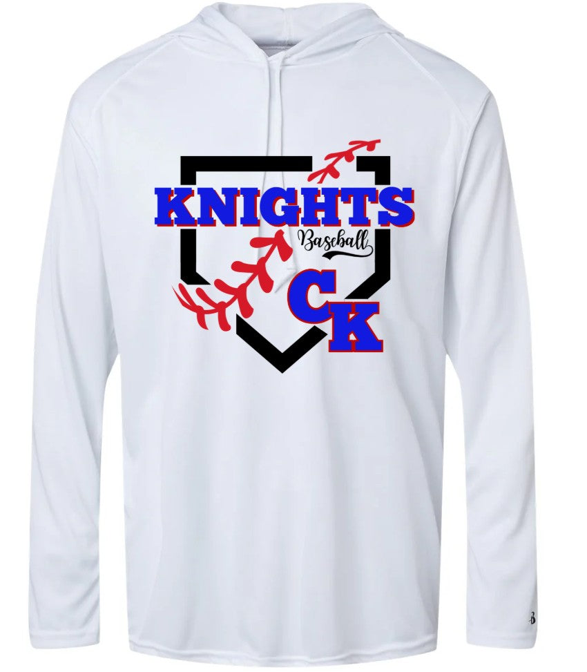 Crestview "Knights Baseball Plate CK" Hooded Tee