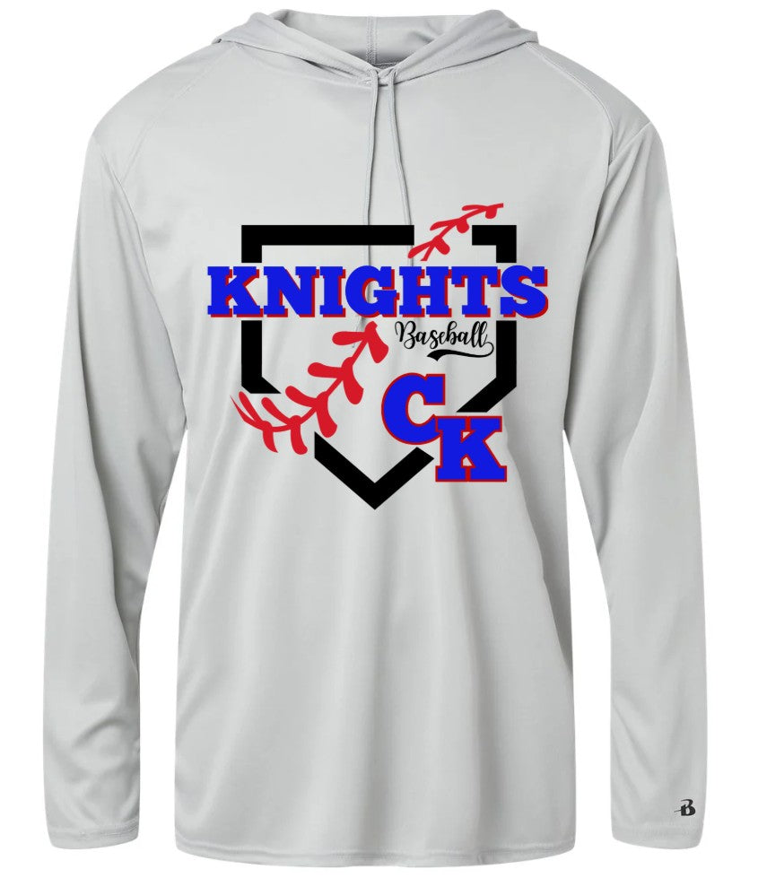 Crestview "Knights Baseball Plate CK" Hooded Tee