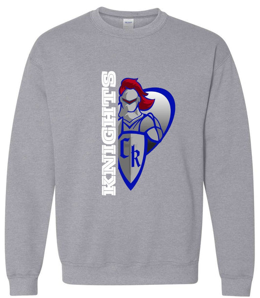 "Crestview Half Knight" Crewneck Sweatshirt