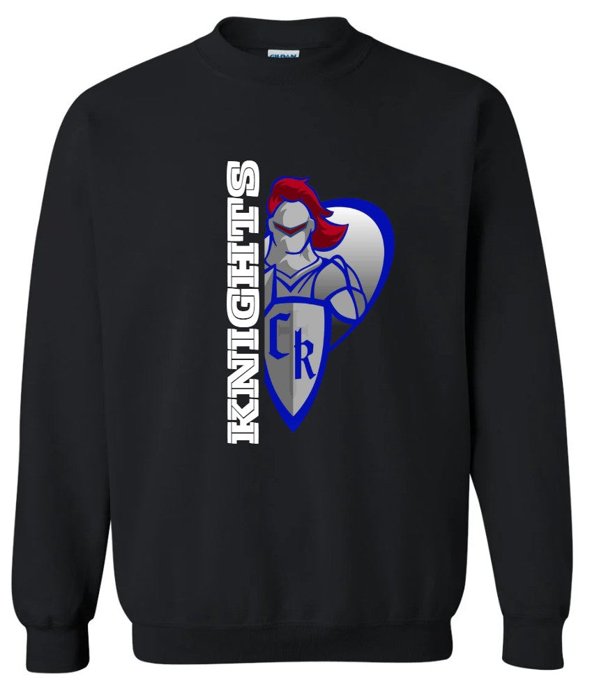 "Crestview Half Knight" Crewneck Sweatshirt