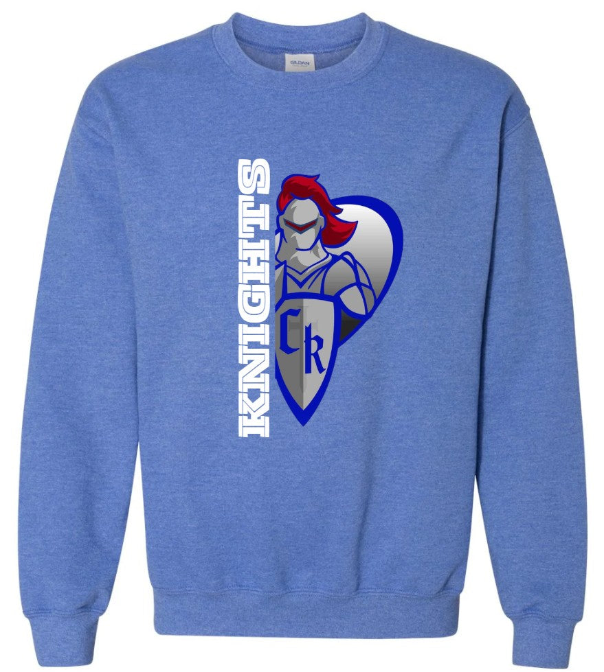 "Crestview Half Knight" Crewneck Sweatshirt