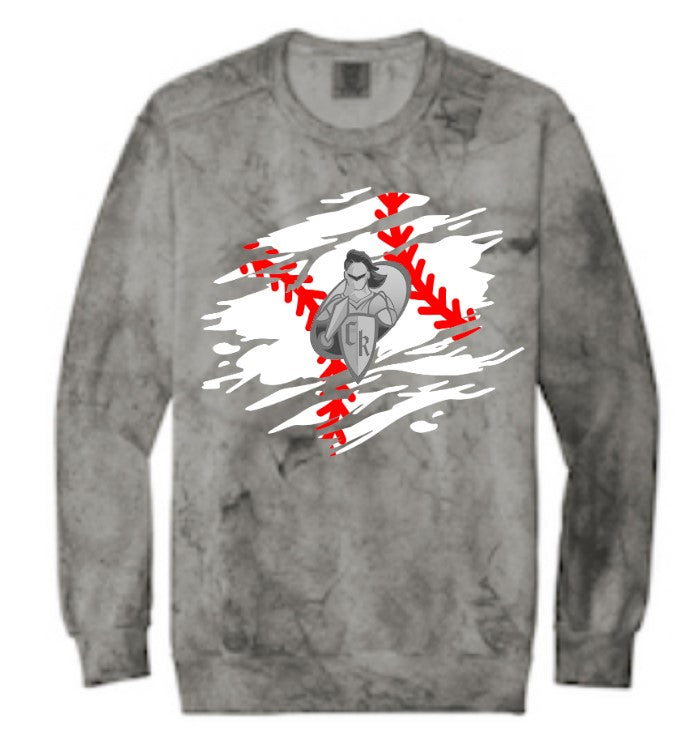 Crestview "Baseball/Softball" LE Colorblast Crewneck Sweatshirt