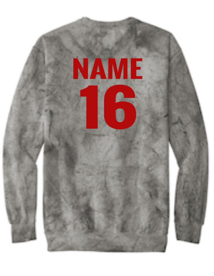 Crestview "Baseball/Softball" LE Colorblast Crewneck Sweatshirt