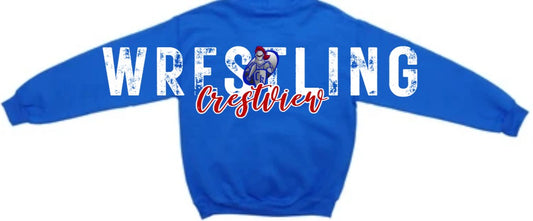 "GIANT Crestview Wrestling" Crewneck Sweatshirt