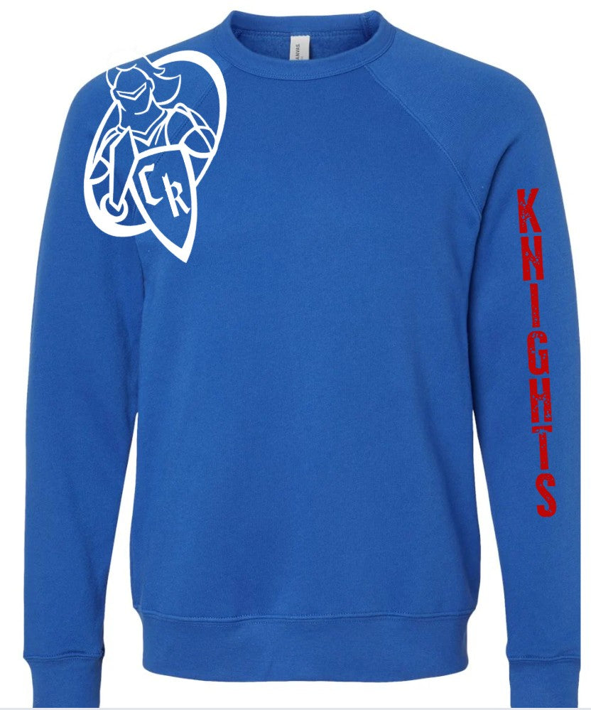 "Knights Shoulder Logo" Crewneck Sweatshirt